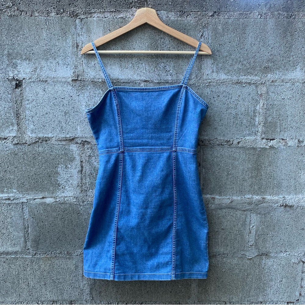 Light Blue Denim Mini Dress